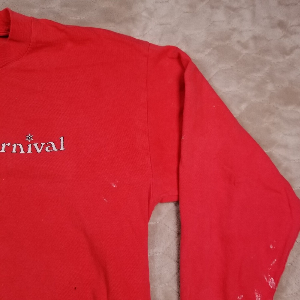 VTG 1987 Winter Carnival Shirt Sz Lg Greek Formal Party Pi Kappa Alpha PAINTED - Picture 6 of 15